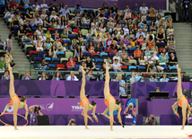 İlk Avropa Oyunları çərçivəsində gimnastika üzrə yarışların növbəti mərhələsi davam edir. Bakı, Azərbaycan, 17 iyun 2015